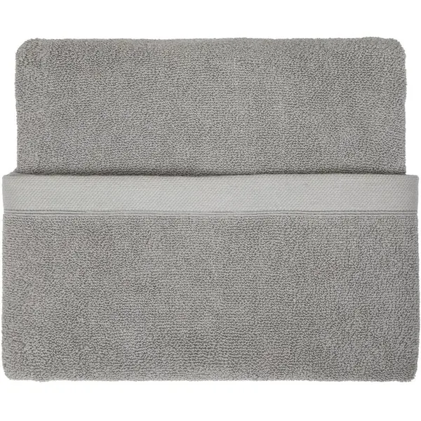 Image of DRIFT HOME Abode Eco-Friendly Cotton Rich 600gsm Bath Sheet, Grey - Drift Home AOEGYVXPX3