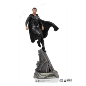 Image of Zack Snyder's Justice League Art Scale Statue 1/10 Superman Black Suit 30 cm