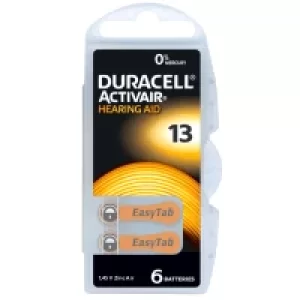 Image of Duracell Activair Size 10 Hearing Aid Batteries (6 Pack)