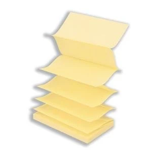 Image of Post it Z Notes 76 x 127mm Pop Up Fan Folded Refill Sticky Notes