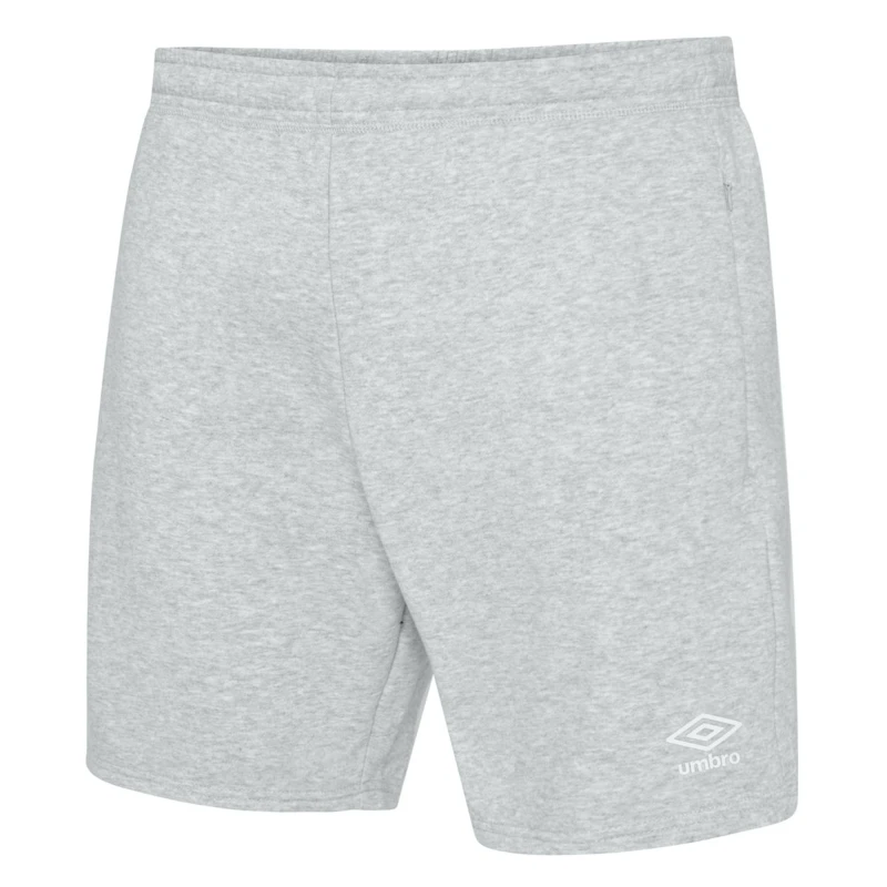 Image of Umbro Umbro Men Club Leisure Shorts in Pale Grey Size: Small Pale Grey S Male 5063107690432
