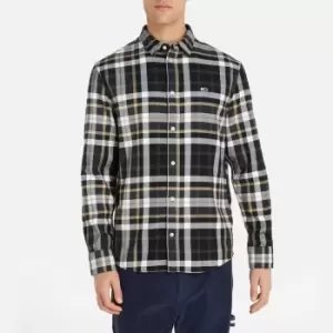 Image of Tommy Jeans Classic Essential Checked Cotton Shirt - M