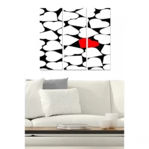 Image of MDFSC1594 Multicolor Decorative MDF Painting (3 Pieces)