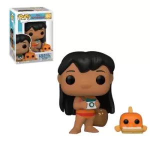 Image of Lilo & Stitch Lilo with Pudge Funko Pop! Vinyl