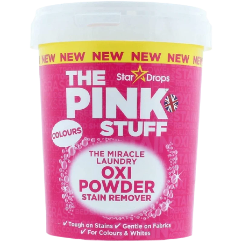 Image of The Pink Stuff Stain Remover Powder for Colours Pink