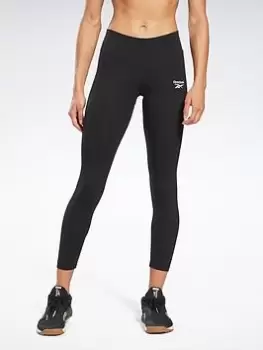 Image of Reebok Identity Leggings, Grey/White Size M Women
