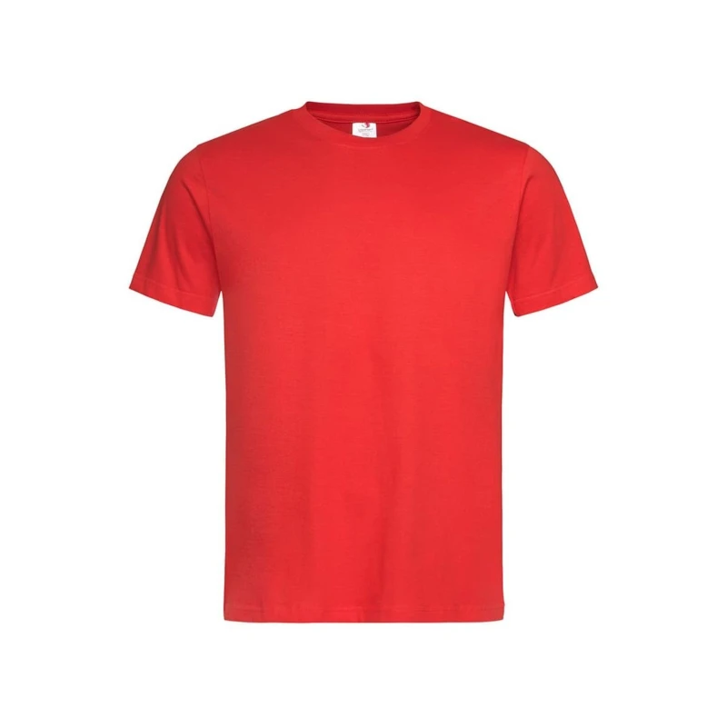 Image of Stedman Classics Mens Stedman Classic Tee in Scarlet Size: XS Scarlet Male XS
