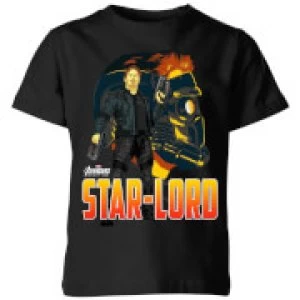 Image of Avengers Star-Lord Kids T-Shirt - Black - 7-8 Years