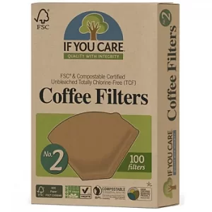 Image of If You Care No. 2 Pack of 100 Compostable Coffee Filters