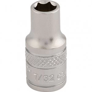 Image of Draper 1/4" Drive Hexagon Socket Imperial 1/4" 7/32"