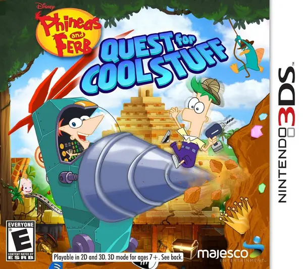Image of Phineas and Ferb Quest for Cool Stuff Nintendo 3DS Game
