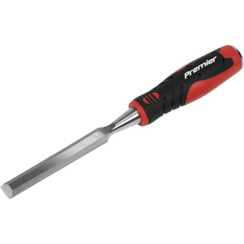Image of Loops 16mm Hammer-Thru Wood Chisel - Bevel Edged Blade - Chrome Vanadium Steel Metallics
