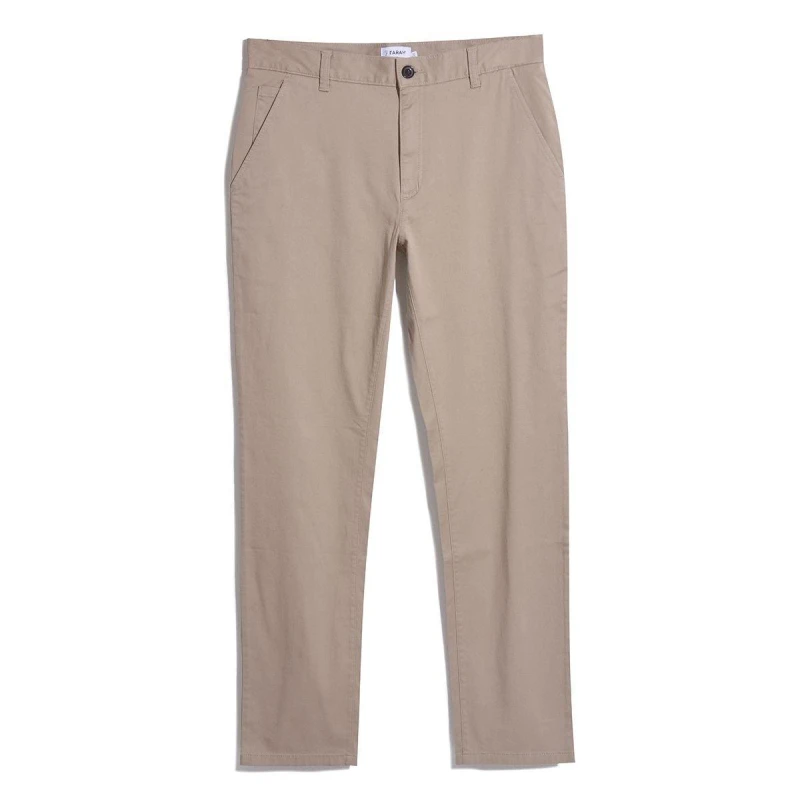 Image of Farah Mens Lawson Stretch Chinos Burnt Sand male 42W S