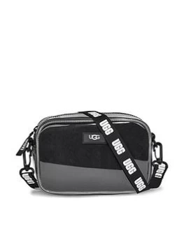 Image of UGG Janey II Clear Sheepskin Crossbody Bag - Black, Women