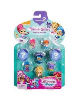 Image of Shimmer and Shine Teenie Genies Genie 8 Pack Figure Assortment One Colour