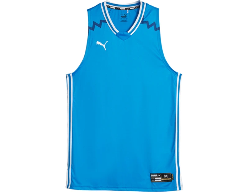 Image of Puma Hoops Team Game Jersey Blue C07 M
