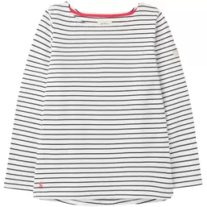 Image of Joules Womens Harbour Relaxed Fit Cotton Long Sleeve Top UK 14- Bust 39.5' (100cm)