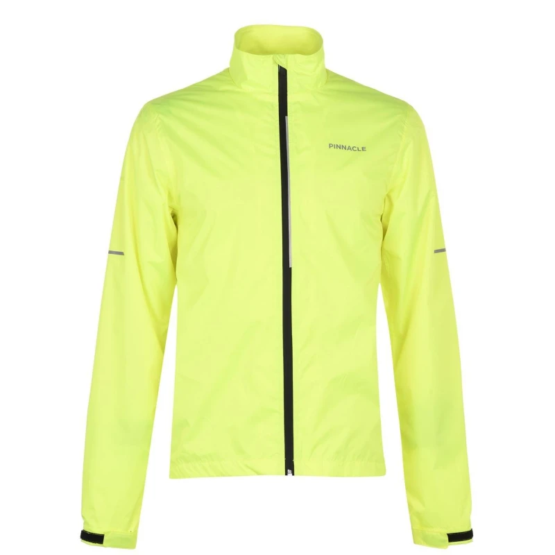 Image of Pinnacle Mens Waterproof Lightweight Performance Cycling Jacket Yellow male S