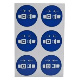 Image of This Area Must Be Kept Clear At All Times - Sav (300 X 100MM)