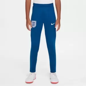 Image of Nike England Strike Tracksuit Bottoms 2023 Juniors - Blue