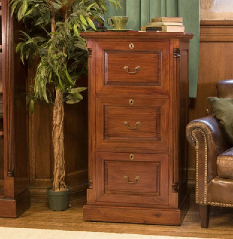Image of Baumhaus La Roque Three Drawer Filing Cabinet