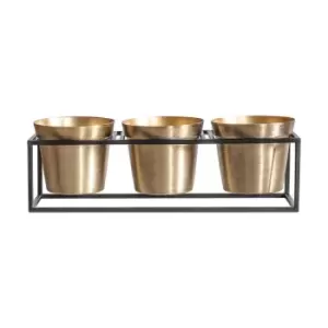 Image of Crossland Grove Chigwell Planter Triple 580x180x190Mm