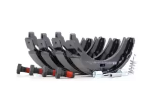 Image of ZIMMERMANN Handbrake Shoes MERCEDES-BENZ,PORSCHE,CHRYSLER 10990.128.0 1244200220,1244200320,1244200520 1244200720,2014200820,2014200920,2034200120