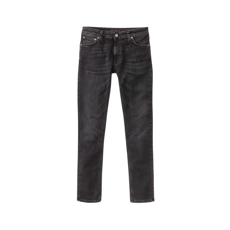 Image of Nudie Jeans Jeans Nudie Jeans Skinny Lin Worn Noir Male 28x30