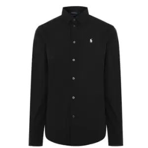 Image of Polo Ralph Lauren George Poplin Shirt - Black