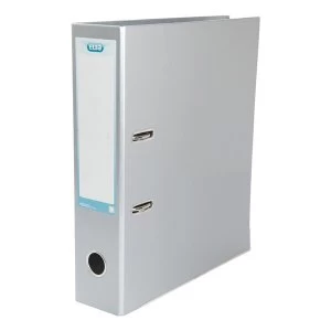 Image of Elba Classy Lever Arch File A4 70mm Metalic Silver Ref 400021007 3 for