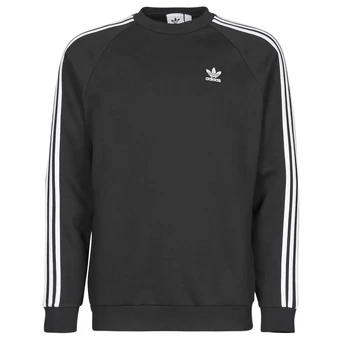 Image of adidas 3-STRIPES CREW mens Sweatshirt in Black - Sizes XXL,S,M,L,XL,XS,UK M,UK L