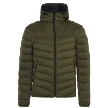 Image of Napapijri Quilted Jacket - Green Depths