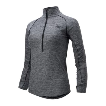 Image of New Balance Transform Half Zip Top - Black