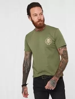 Image of Joe Browns Wind In Your Hair Tee - Khaki, Green Size M Men