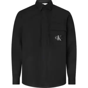 Image of Calvin Klein Jeans RIPSTOP SHIRT - Black