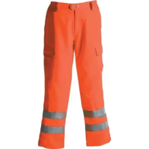 Image of PR336 Hi-vis Combat Trousers Orange W32"L31"