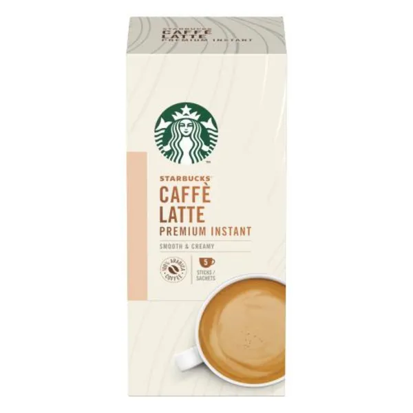 Image of Starbucks Caffe Latte Premium Instant Coffee 5 Sticks