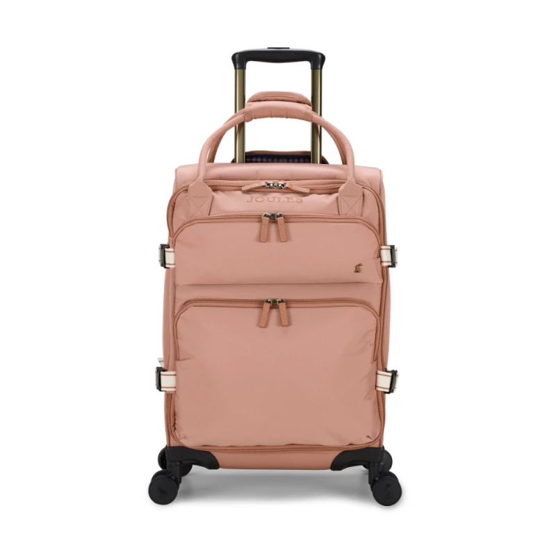 Image of Joules Cabin Trolley Spinner Suitcase - Epwell Cabin Trolley Spinner Suitcase - Epwell - 54(h) x 37(w) x 25(d) cm - Pink - Jle7003-017 Pink
