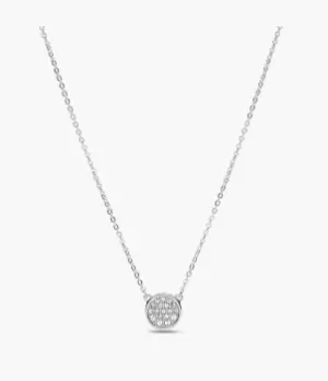 Image of Fossil Women Silver-Tone Stainless Steel Necklace