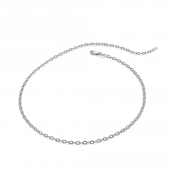 Image of Diamond Cut Oval Chain CH126