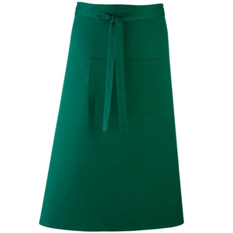 Image of Premier Premier Colours Bar Apron in Bottle Green Bottle Green One Size Unisex 5063470680009