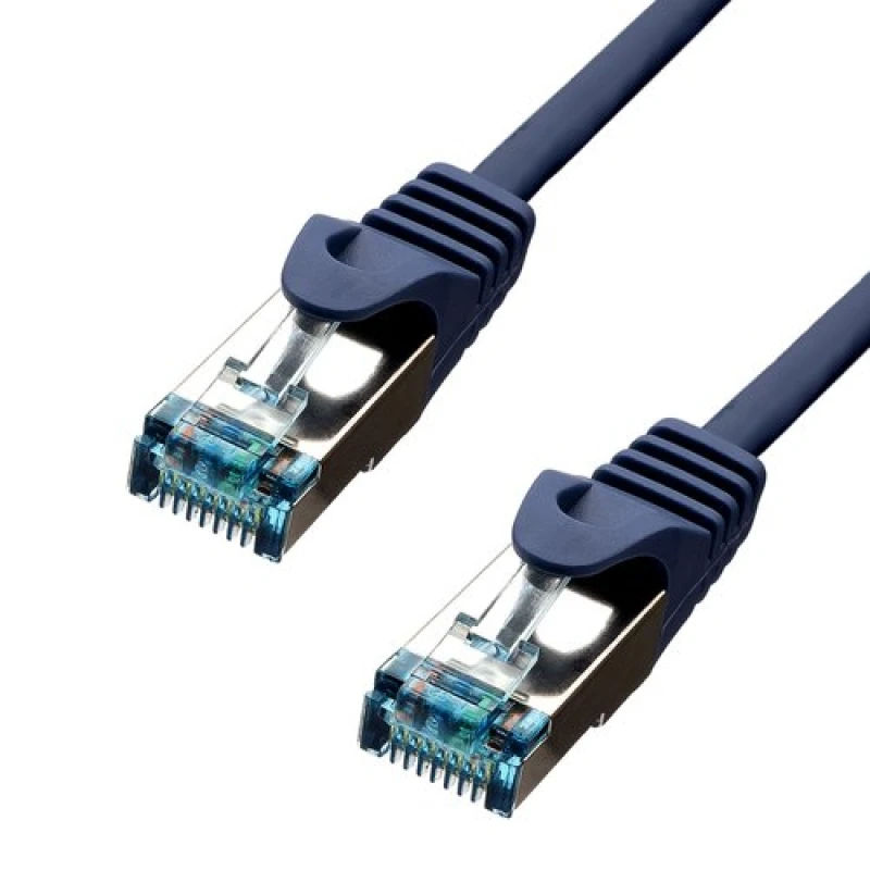 Image of ProXtend CAT6A S/FTP CU LSZH Ethernet Cable Blue 75CM