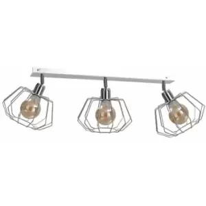 Image of Keter Luna Ceiling Spotlight Bar Silver, 63cm, 1x E27