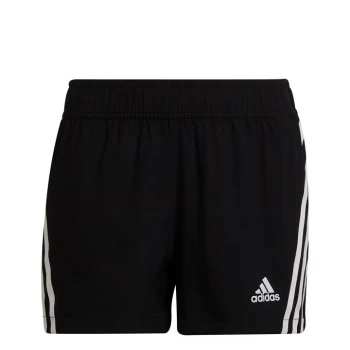 Image of adidas 3 Stripes Woven Shorts Junior Girls - Black
