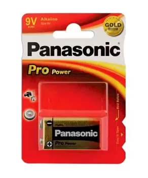 Image of Panasonic Pro Power PP3 9v Battery 12 Cards of 1 Connect 30656
