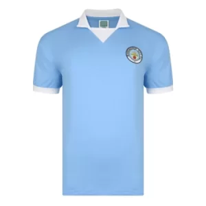 Image of Manchester City 1976 Retro Football Shirt