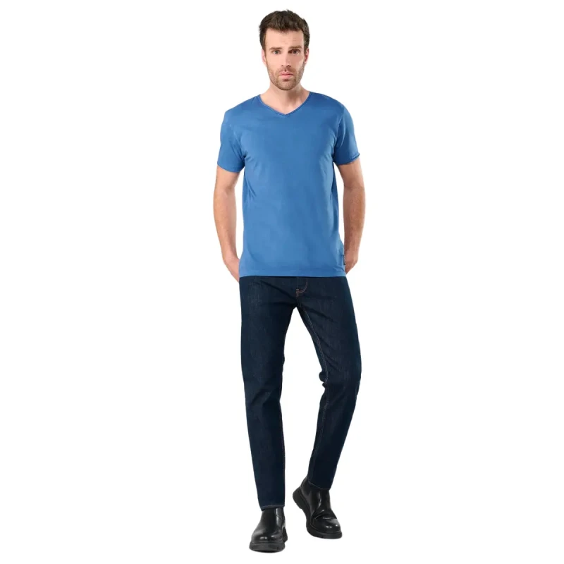 Image of Le Temps des cerises T-Shirt Le Temps des cerises Gribs Bleu Male M