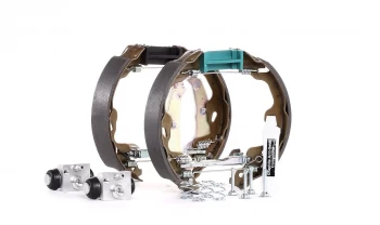 Image of FEBI BILSTEIN Brake Set, drum brakes PEUGEOT,CITROEN,TOYOTA 37534 424216,424217,424228 424216,424228,044950H010