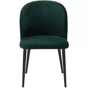 Image of Zara Dining Chair Green (Pack of 2)