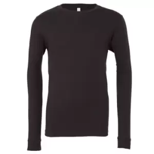 Image of Bella + Canvas Unisex Adult Jersey Long-Sleeved T-Shirt (S) (Dark Grey)